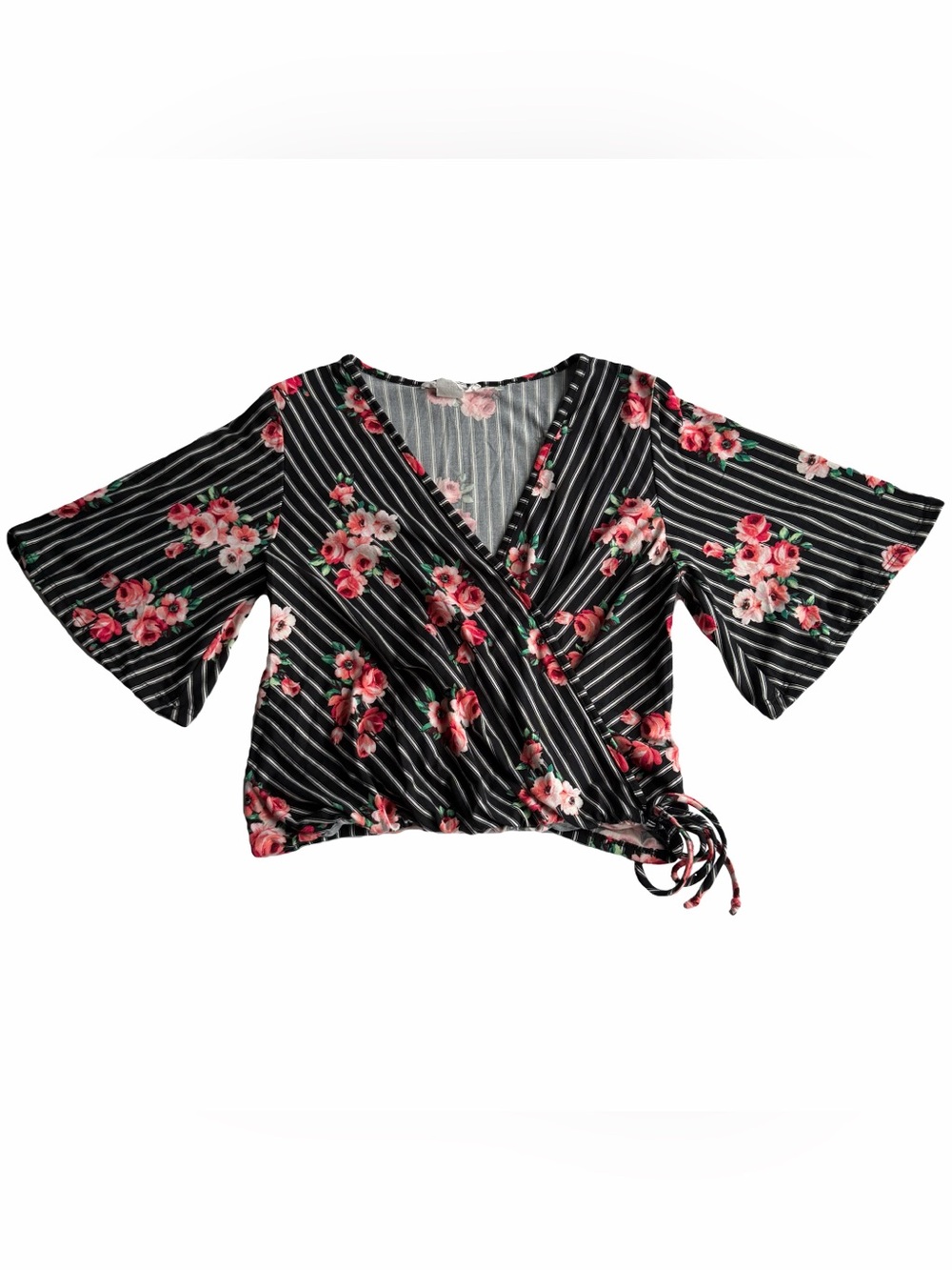 Floral Stripe Top